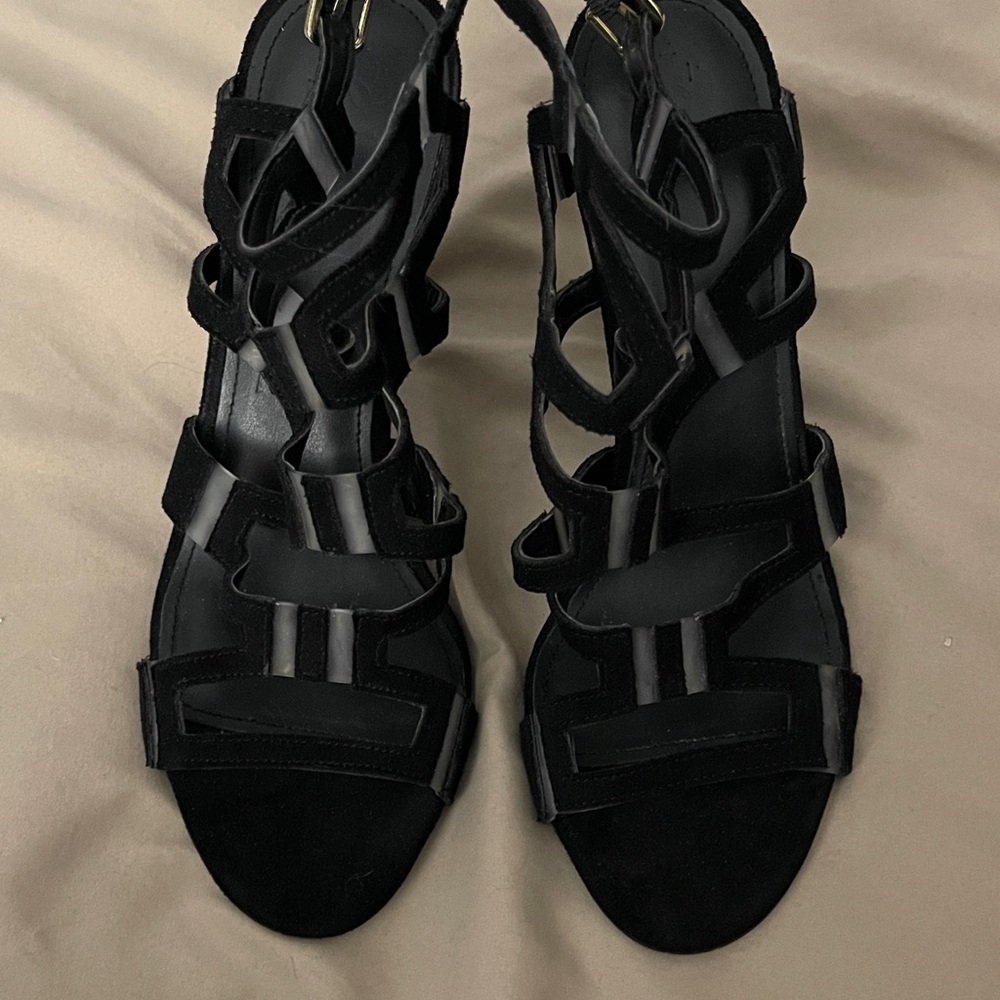 Guess Black Strappy Women's Heels